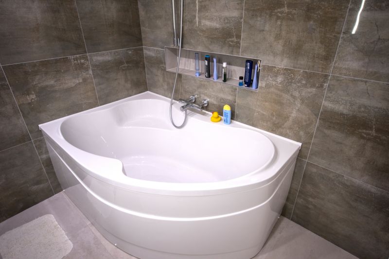 Custom Fit Bathtub in Modern Bathroom